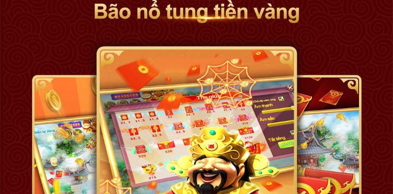 Giao diện sảnh game bắn cá Hồng Bao 8xbet vô cùng đặc sắc